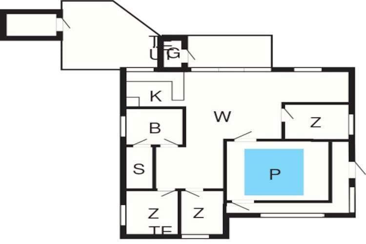 7 Person Holiday Home In Rsted Kare Esterno foto